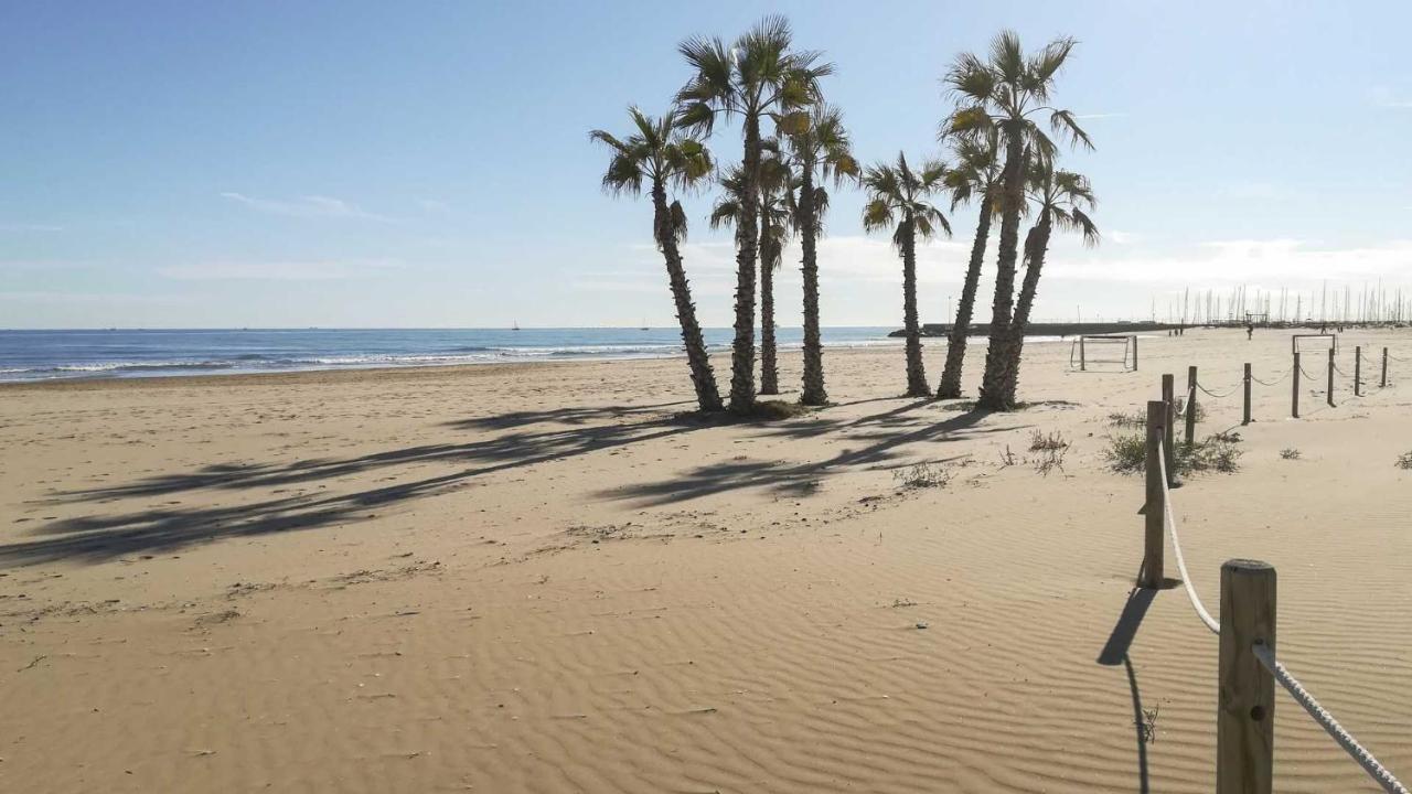 Playa De Canet, Gran Terraza Valensiya Dış mekan fotoğraf